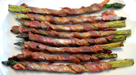 Asparges med Bacon opskrift